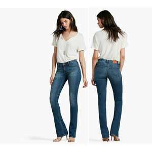 Lucky Brand Medium Washed Brooke Boot Long Length Jean (4L)